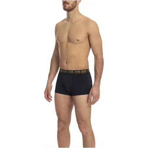 Logo Band Boxer Briefs Bi-pack , Herren, Größe: L - Cavalli Class - Modalova