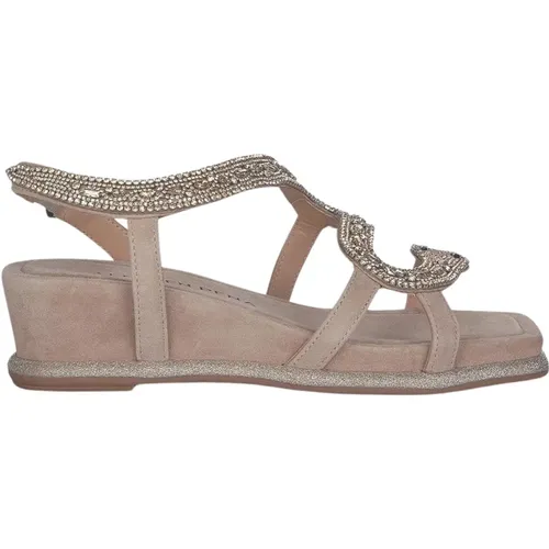 Snake Wedge Sandal , female, Sizes: 4 UK, 9 UK, 3 UK, 7 UK, 5 UK, 6 UK, 2 UK - Alma en Pena - Modalova