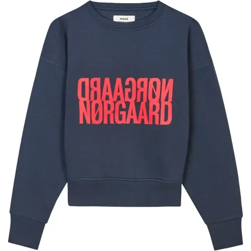 Stylischer Sweatshirt Parisian Night , Damen, Größe: 2XL - Mads Nørgaard - Modalova