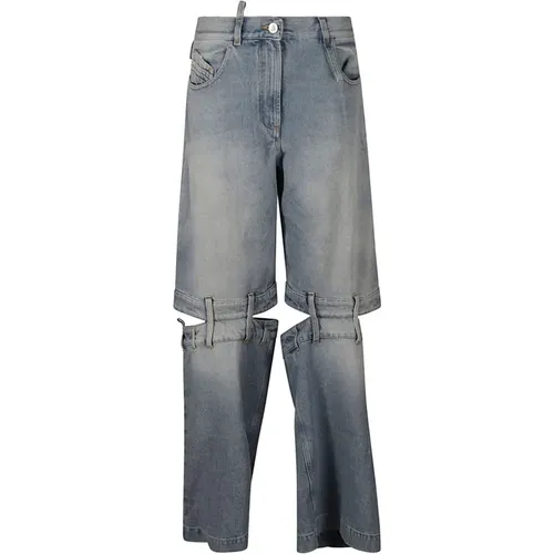 Straight Jeans , female, Sizes: W26, W27, W28 - The Attico - Modalova