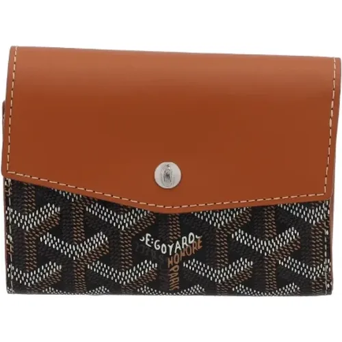 Pre-owned Leather wallets , female, Sizes: ONE SIZE - Goyard Vintage - Modalova