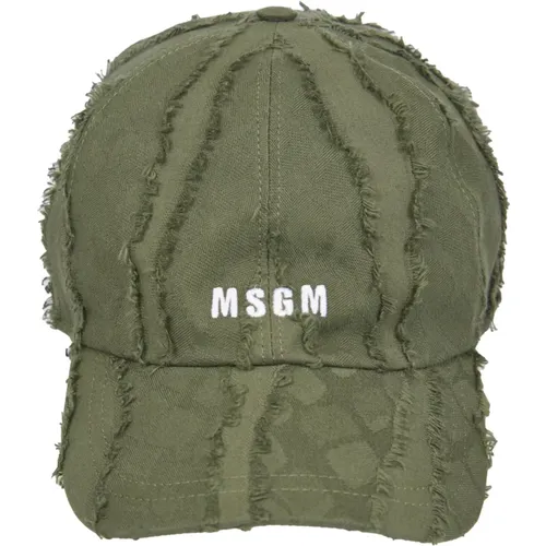 Stylish Logo Cap for Men , male, Sizes: ONE SIZE - Msgm - Modalova