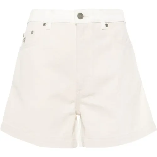 Cotton Denim Shorts , female, Sizes: W28, W27, W26 - Stella Mccartney - Modalova