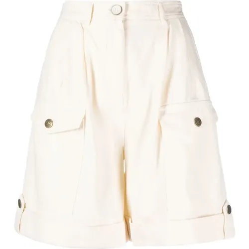 Shorts with pockets , female, Sizes: M, XS, S - Twinset - Modalova