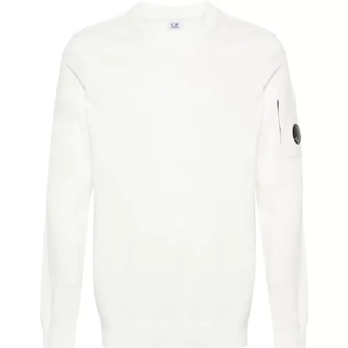 Weiße Pullover für Männer - C.P. Company - Modalova
