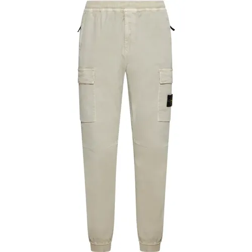 Off-White Tapered Trousers , male, Sizes: W33, W31, W32, W29 - Stone Island - Modalova