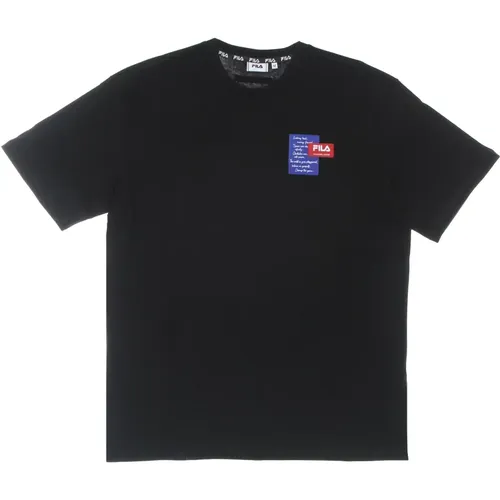 Schwarzes Beauty Herren Tee Kurzarm , Herren, Größe: XS - Fila - Modalova