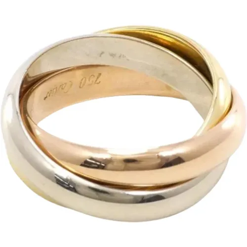 Pre-owned Rose Gold rings , female, Sizes: ONE SIZE - Cartier Vintage - Modalova