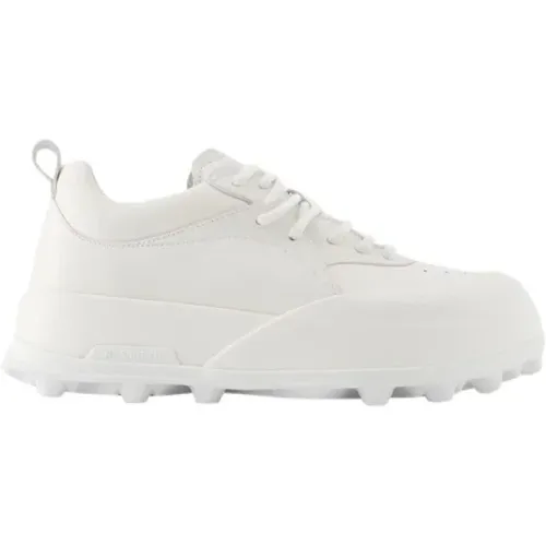 Leather sneakers , male, Sizes: 10 UK, 8 UK, 11 1/2 UK, 9 UK, 6 UK - Jil Sander - Modalova