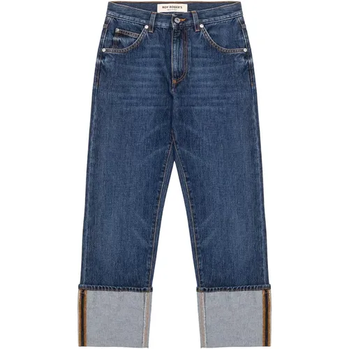 Dunkle Waschung Denim Klassische Jeans , Damen, Größe: W29 - Roy Roger's - Modalova