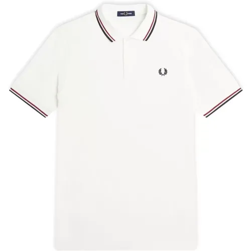 Twin Tipped Shirt - Regular Fit , male, Sizes: L, 2XL, M, S, XL - Fred Perry - Modalova
