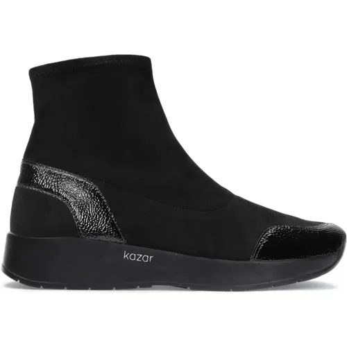 Damen schwarze Sneakers , Damen, Größe: 35 EU - Kazar - Modalova