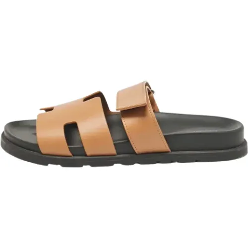 Pre-owned Leder sandals - Hermès Vintage - Modalova