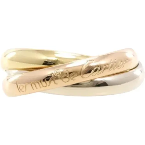 Pre-owned Rose Gold rings , female, Sizes: ONE SIZE - Cartier Vintage - Modalova