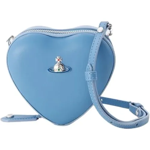 Blaue Heart Crossbody Tasche , Damen, Größe: ONE Size - Vivienne Westwood - Modalova