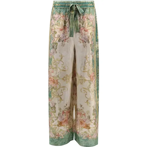Silk Trousers , female, Sizes: L - Zimmermann - Modalova