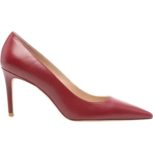 Heel Pumps Smooth Leather Pointed Toe Stiletto , female, Sizes: 5 UK, 6 UK, 4 1/2 UK, 3 1/2 UK, 5 1/2 UK, 4 UK, 7 UK, 8 UK, 3 UK - Stuart Weitzman - Modalova