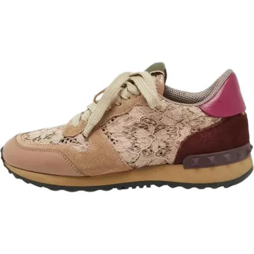 Pre-owned Lace sneakers , female, Sizes: 2 UK - Valentino Vintage - Modalova