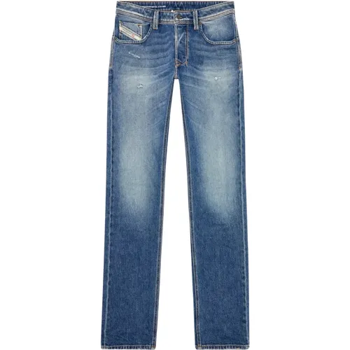 Relaxed Straight Jeans - 1985 Larkee , male, Sizes: W30 - Diesel - Modalova