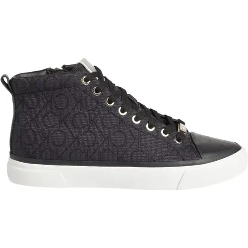 High Top Sneakers for Women , female, Sizes: 3 UK, 8 UK - Calvin Klein - Modalova