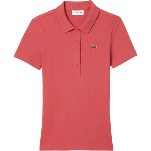 Stylish T-shirts and Polos Collection , female, Sizes: L, XS, S - Lacoste - Modalova