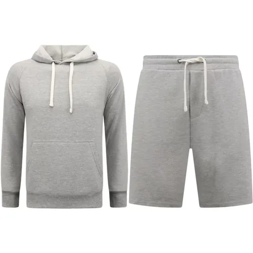 Kapuzenpullover Herren - Jogging-Shorts Herren - SET - Enos - Modalova