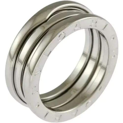 Pre-owned Silver rings , female, Sizes: ONE SIZE - Bvlgari Vintage - Modalova