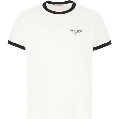 Lässiges Baumwoll-T-Shirt , Herren, Größe: M - Valentino Garavani - Modalova