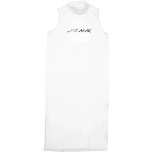 Sportkleid in Weiß/Weiß/Schwarz , Damen, Größe: XS - Nike - Modalova