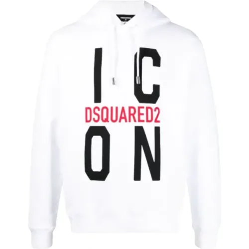 Logo Print Hoodie for Men , male, Sizes: 2XL, M, S, XL - Dsquared2 - Modalova