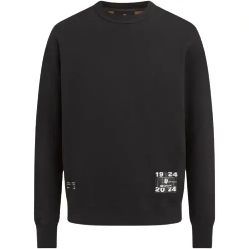 Centenary Applique Sweatshirt , male, Sizes: M, S, L - Belstaff - Modalova