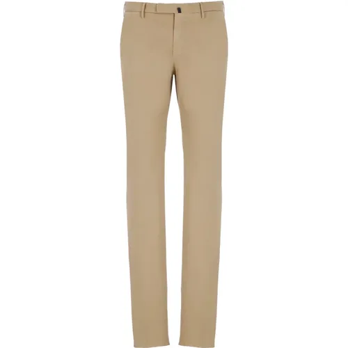 Cotton Slim Fit Trousers , male, Sizes: 2XL, L - Incotex - Modalova