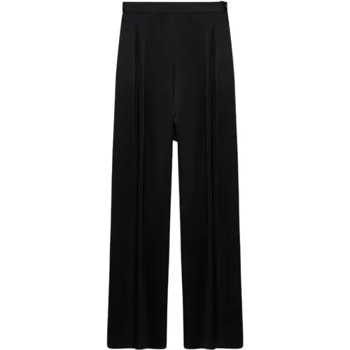 Wide Wool Trousers , female, Sizes: XS, M, S - Fabiana Filippi - Modalova