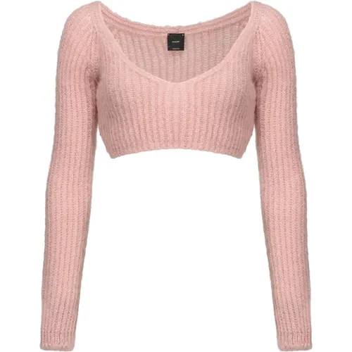 Pimms Maglia Misto Mohair , female, Sizes: S, M - pinko - Modalova