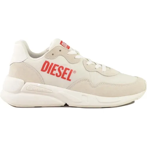 Casual Sneakers mit Gummisohle , Herren, Größe: 44 EU - Diesel - Modalova