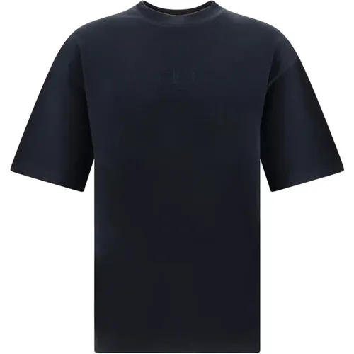 Logo Baumwoll T-Shirt , Herren, Größe: S - Balenciaga - Modalova
