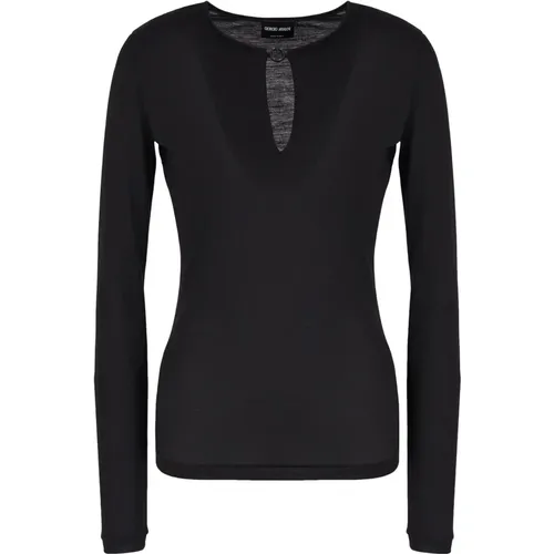 Uc99 Maglia Stylish Shirt , female, Sizes: S - Giorgio Armani - Modalova