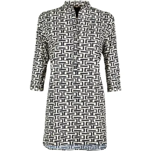 Contemporary Vertical Stripe Cotton Shirt , female, Sizes: S, M - RRD - Modalova