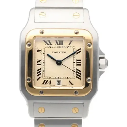 Pre-owned Stainless Steel watches , female, Sizes: ONE SIZE - Cartier Vintage - Modalova