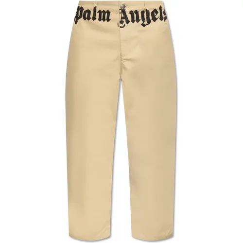 Wide-leg trousers , male, Sizes: M, L, XL - Palm Angels - Modalova