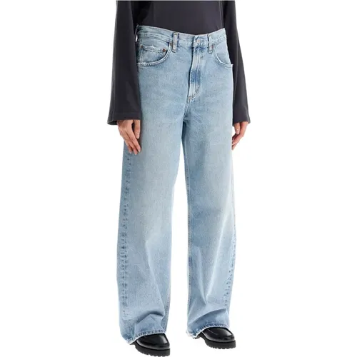 Dunkle Vintage Jeans mit gebogenem Bein - Agolde - Modalova