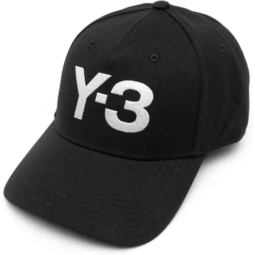 Schwarze Logo Baseballkappe , Herren, Größe: ONE Size - Y-3 - Modalova