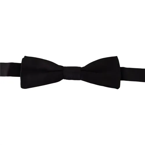 Elegante Schwarze Seidenfliege - Dolce & Gabbana - Modalova