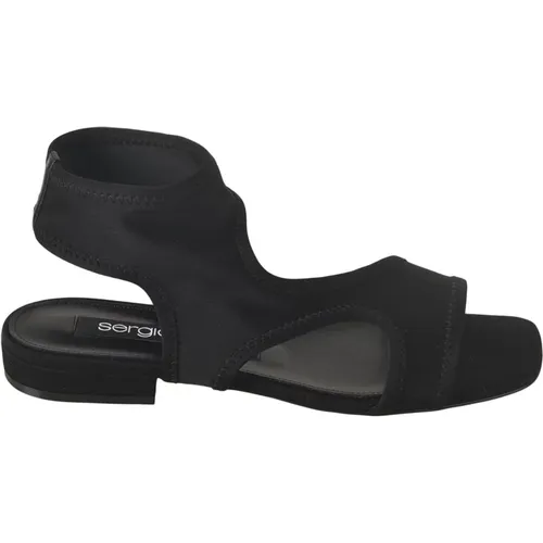 Schwarze Sandalen für Frauen , Damen, Größe: 37 1/2 EU - Sergio Rossi - Modalova