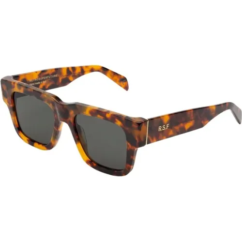 Spotted Havana Sunglasses , unisex, Sizes: 53 MM - Retrosuperfuture - Modalova
