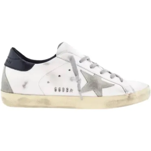 Black Heel Super-Star Sneakers , female, Sizes: 5 UK - Golden Goose - Modalova