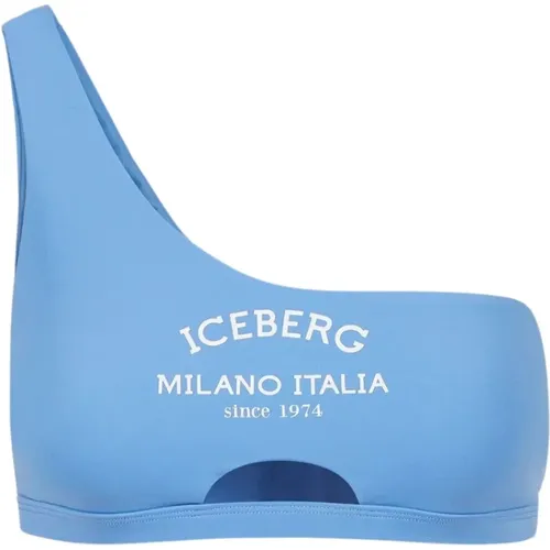 Ein-Schulter-Logo-Badeoberteil - Iceberg - Modalova