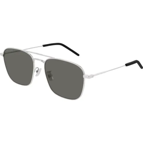 SL 309 Sunglasses - Silver Grey , unisex, Sizes: 56 MM - Saint Laurent - Modalova