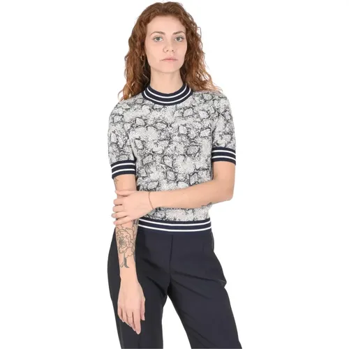 Knit Sweater - Viscose-Polyester Blend , female, Sizes: M, S - Hugo Boss - Modalova