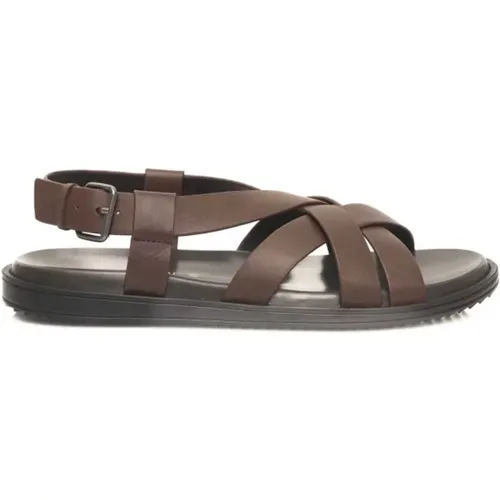 Geflochtene Ledersandalen mit verstellbarer Schnalle , Herren, Größe: 45 EU - Cerruti 1881 - Modalova